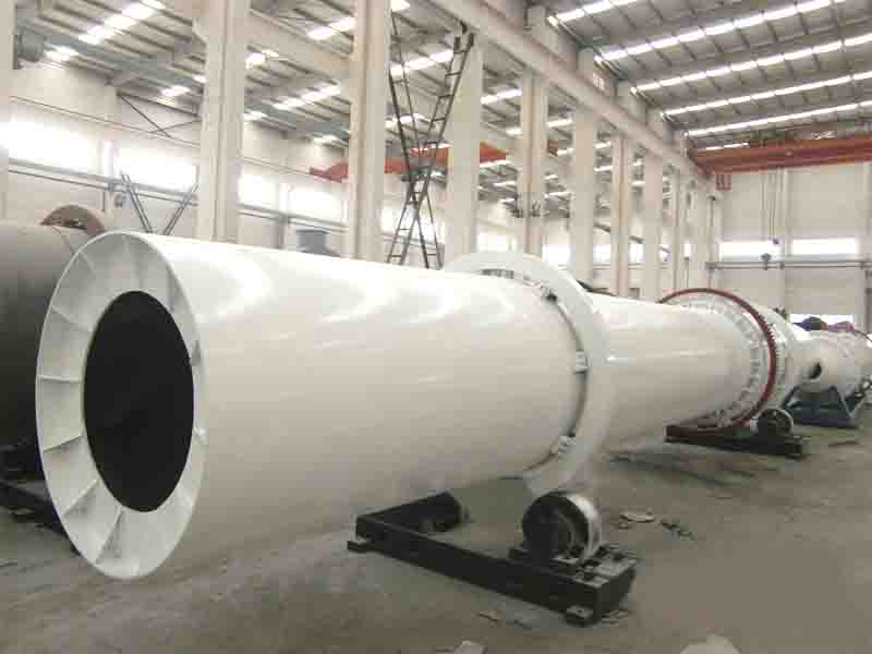 Clay rotary dryer