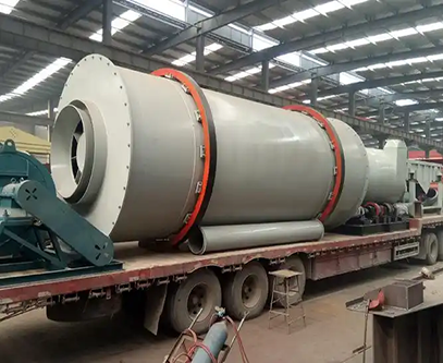 Bentonite rotary dryer