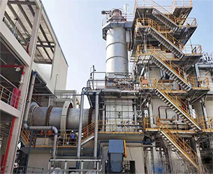 Solid waste rotary kiln