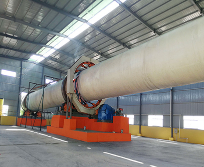 Zinc oxide rotary kiln