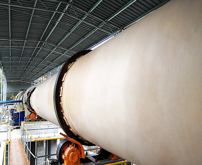 Ceramic sand rotary kiln